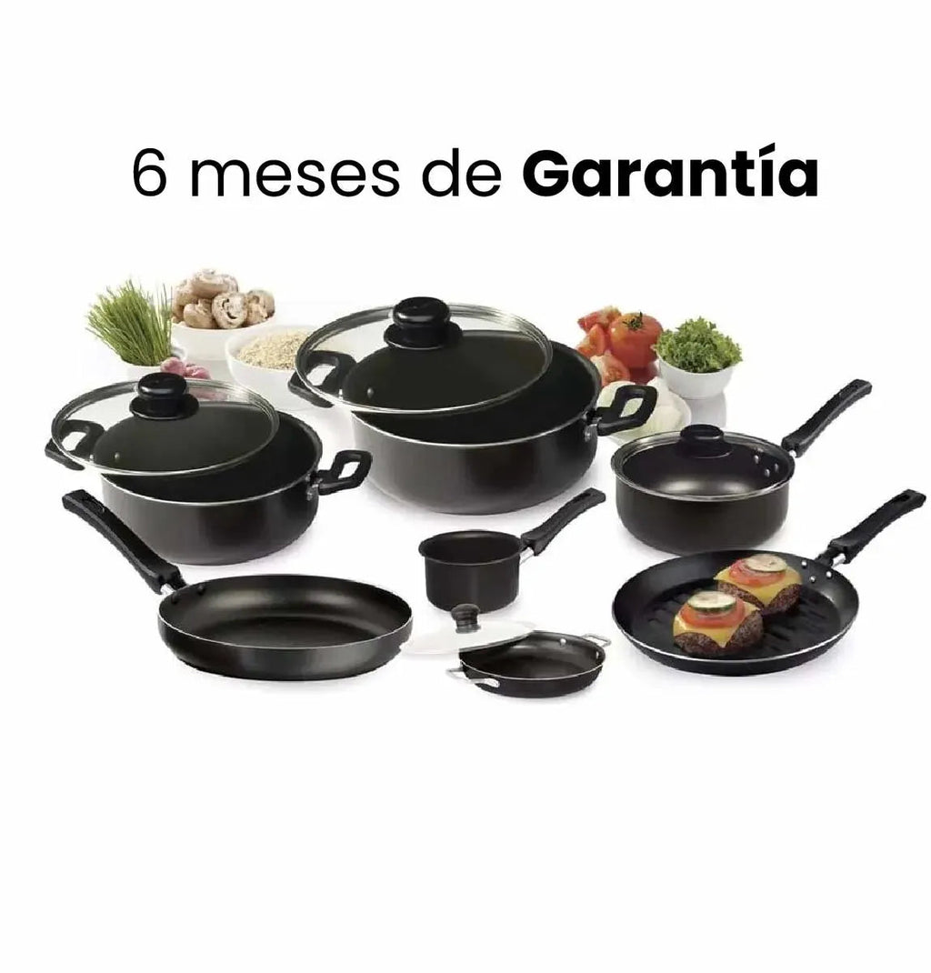 Juego De Ollas Universal 13 Piezas Antiadherente  🍲🍚